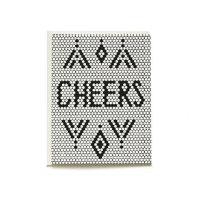 Retro Tile Cheers Card