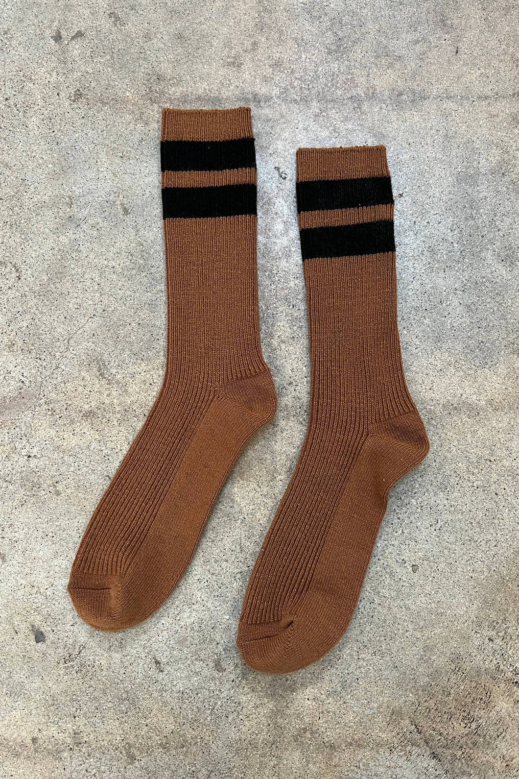 Brown with Black Grandpa Varsity Socks