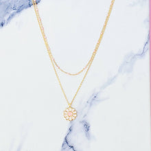 Load image into Gallery viewer, Layered Daisy Necklace