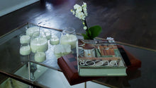 Load image into Gallery viewer, VV Pure Collection Unscented Small Tapered Glass Candle | 4.5oz