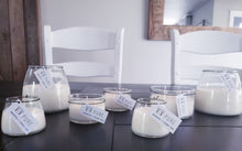Load image into Gallery viewer, VV Pure Collection Unscented Small Tapered Glass Candle | 4.5oz