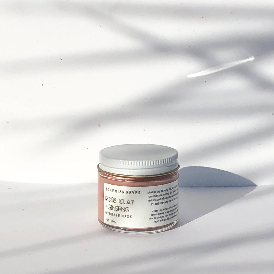 Rose Clay & Ginseng Facial Mask
