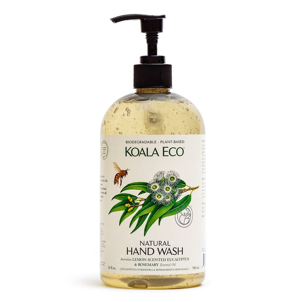 Natural Hand Wash Lemon Scented Eucalyptus & Rosemary 24oz