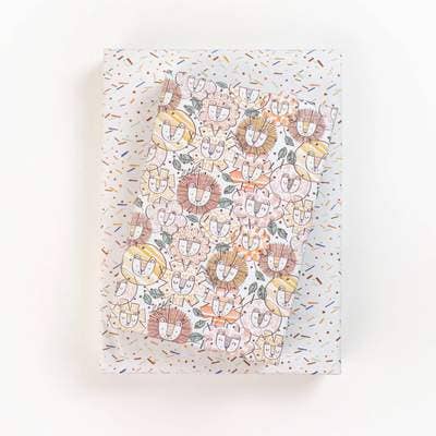 Lion Fiesta • Double-sided Eco Wrapping Paper • Everyday