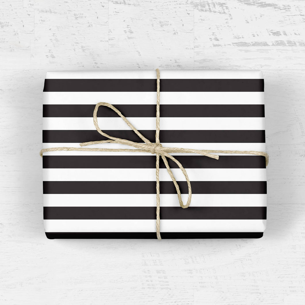 BOLD STRIPE Gift Wrap - Roll of 3 Sheets