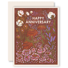 Load image into Gallery viewer, Happy Anniversary Letterpress Card