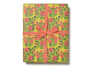 Grateful Roses wrapping paper rolls