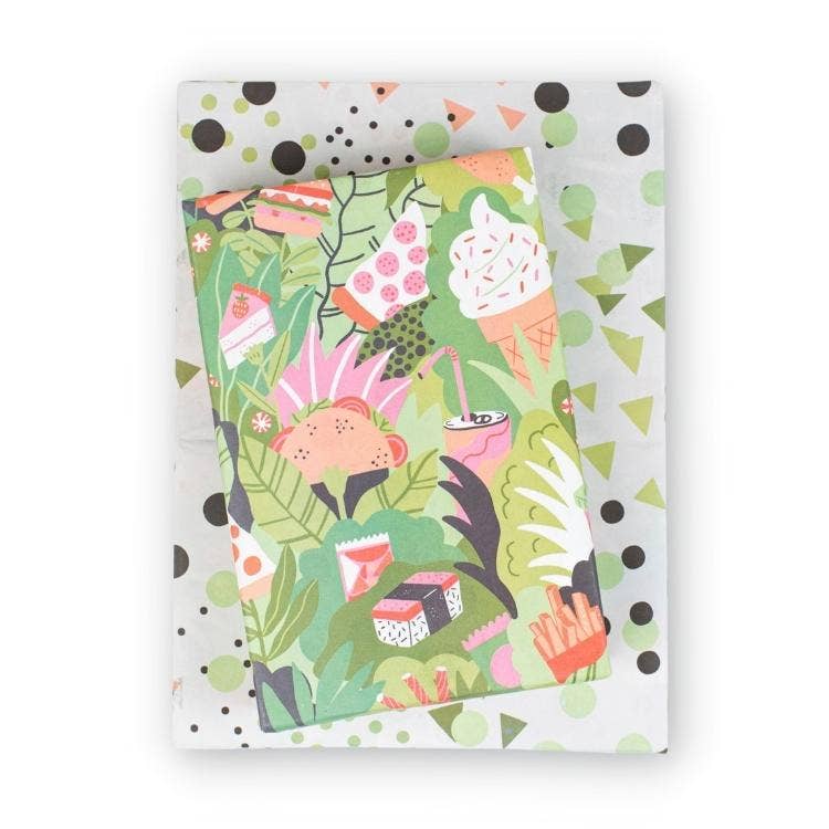 Plants 'n Junk • Double-Sided • Everyday Eco Wrapping Paper