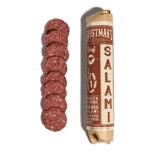 BEEF SALAMI | FOUSTMAN'S ALL-NATURAL UNCURED SALAMI - 8oz