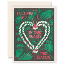 Load image into Gallery viewer, In Our Hearts This Season Christmas Letterpress Card