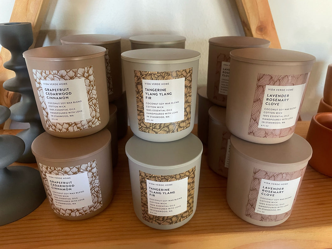 Art Coco Candle Collection: Coconut Soy Candles with Essential Oils